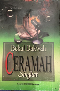 Image of Bekal Dakwah Ceramah Singkat
